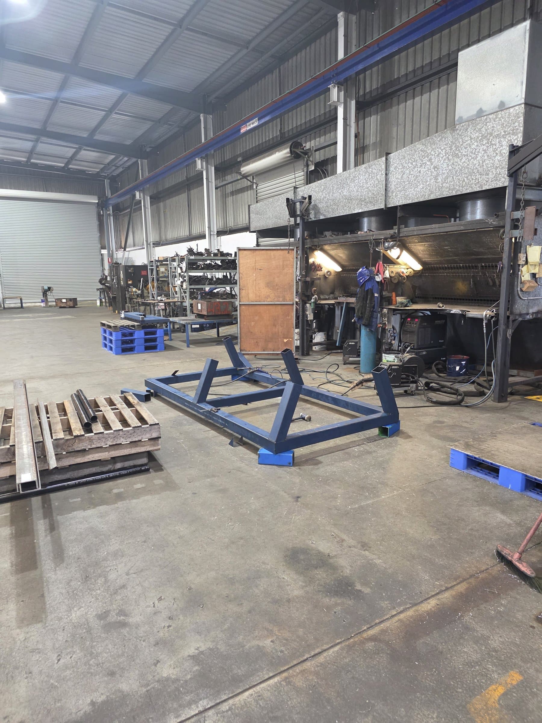 Factory floor assembly area
