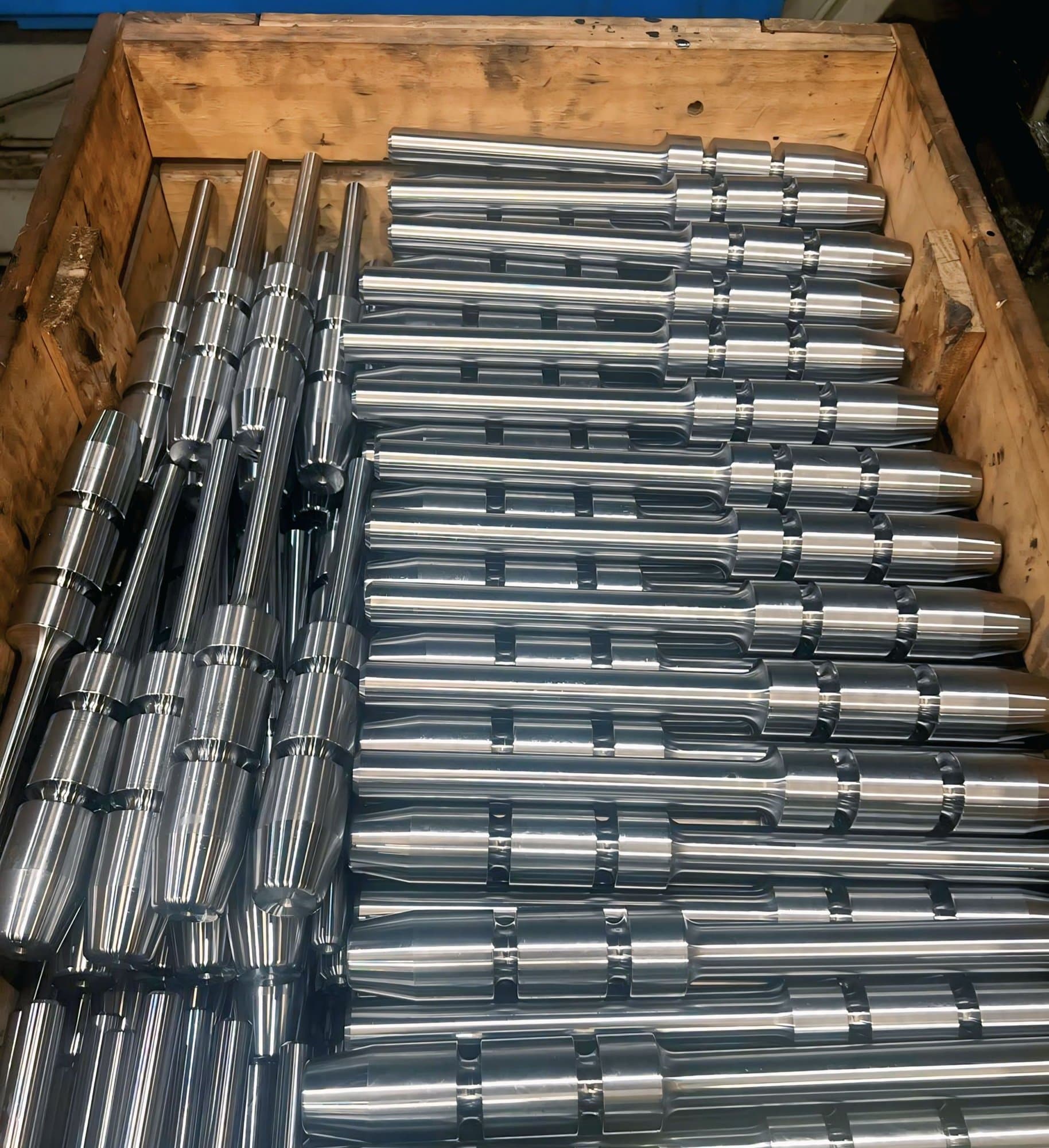 Batch CNC shaft production